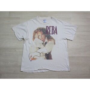 Vintage Reba McEntire T Shirt 1994 Read My Mind Tour Size (L) Glittered Distress